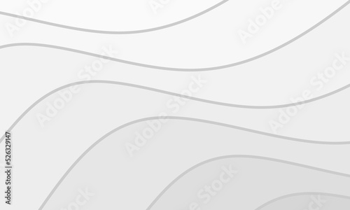 Gray abstract background in the form of a wave. Wavy background design without gradient effect in Gray color. Modern illustration for business. vector design