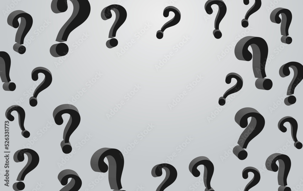Question mark on white background. vector. Question mark on white background. vector.