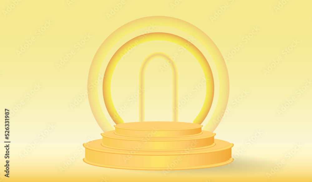 Obraz premium Colorful children's background in pastel colors. Empty space for your design. 3d image.