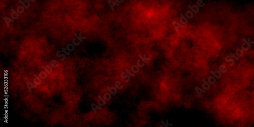 Abstract background with Scary Red and black horror background. Dark grunge red concrete . Grungy red canvas background or texture .Textured Smoke. abstract background with natural texture .
