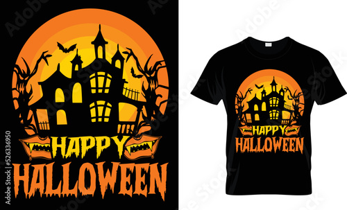Halloween T-Shirt Design Template   New and Creative  .