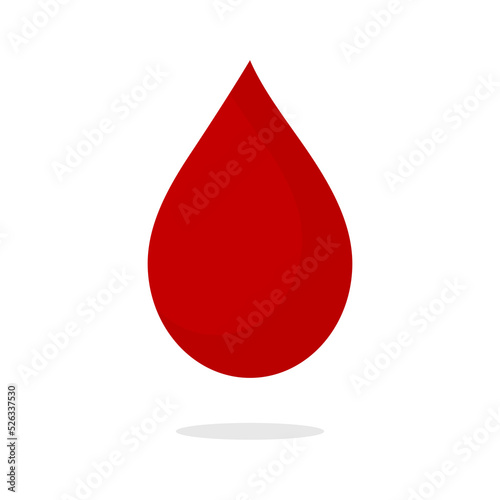 Blood drops with different blood types vector illustration  