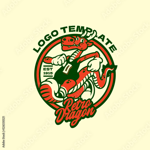 Retro Mascot Logo Template