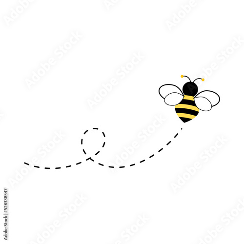 Different bee and honeycomb vector and icon