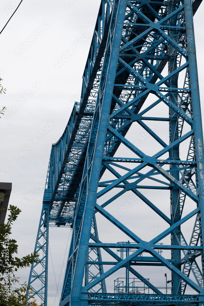 Transporter bridge over the river Tees Transporter bridge over the river Tees