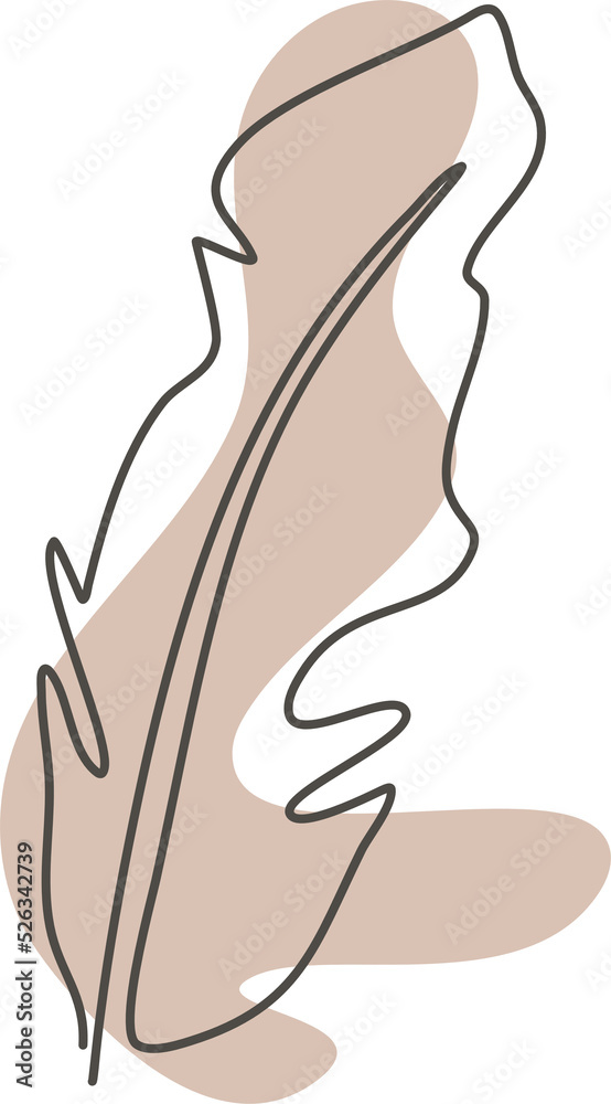 Abstract shaped design and doodle flower line Abstract shaped design and doodle flower line