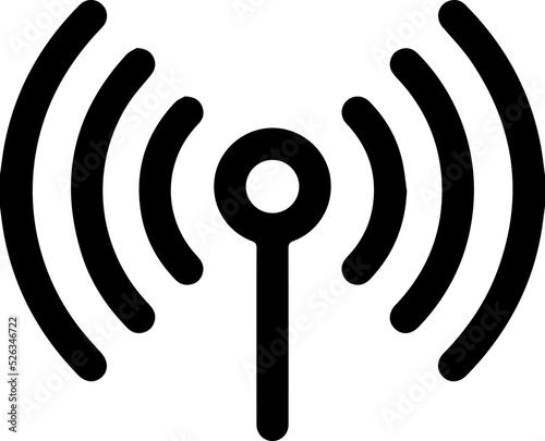 broadcast, transmitter antenna icon design vector illustration