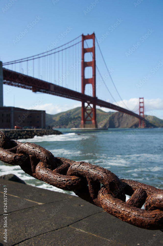 Naklejka premium Ballade à San Francisco