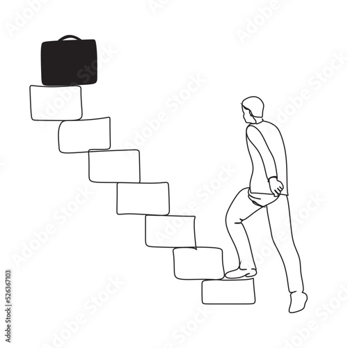 Vital Steps to Build a Successful Foundation for Your Startup.One line art.Vector line art. Moving Images.