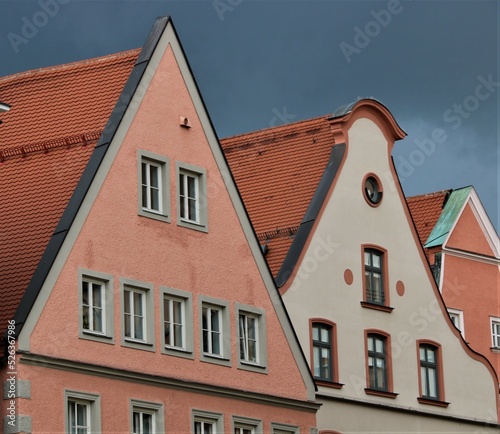 old houses in the city