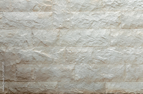 stone wall with brickwork pattern
