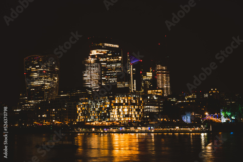 London city at night  United Kingdom