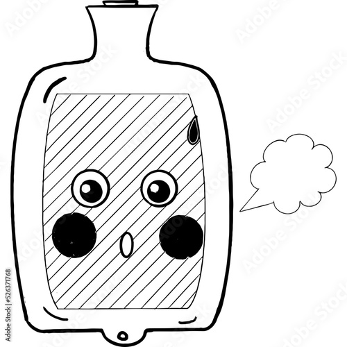 Hot water bottle full