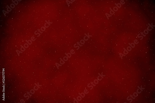 Red galaxy space background. Starry night sky. Photo can be used for the concept of Christmas, New Year, Valentines and all celebrations backgrounds.