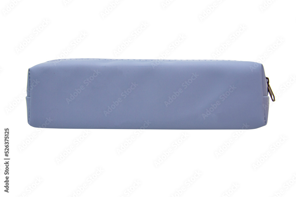 Long pencil pen case container isolated on the white background Long pencil pen case container isolated on the white background