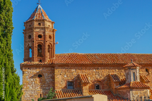 Iglesia parroquial de San Sebastián (S.XVIII). El Campillo. Teruel. Aragón. España photo