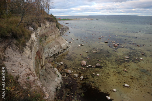The Baltic Sea coast in autumn