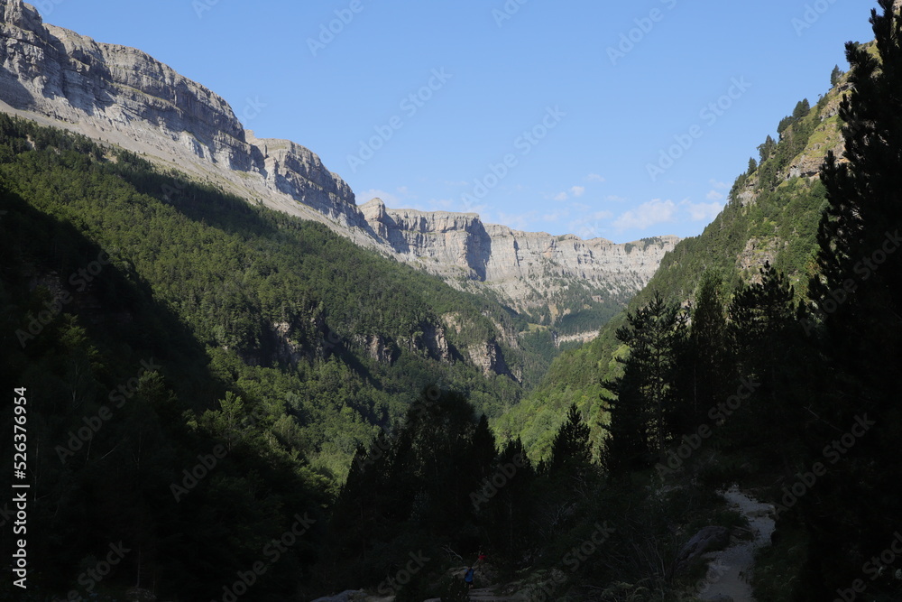 Canyon de Ordesa, Pyrénées, Espagne Canyon de Ordesa, Pyrénées, Espagne