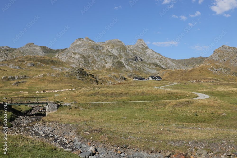 haute vallée d'Ossau, col du Portalet et pic du midi d'Ossau