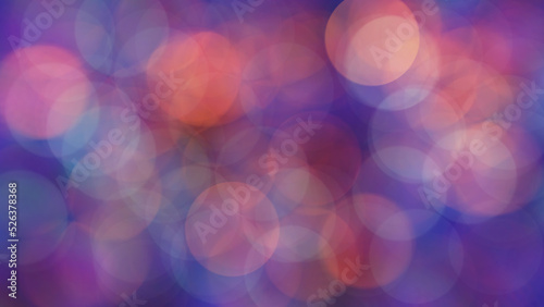 Beautiful 3D illustration of the purple violet light particles bokeh rendered as background