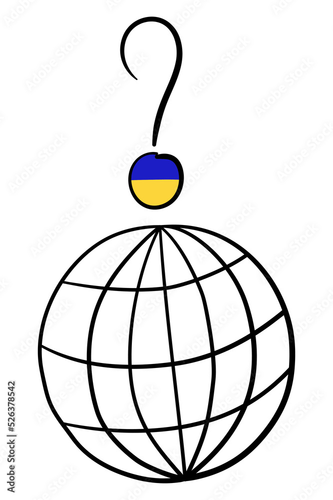 Ukrainian flag. Sign of support for Ukraine. The concept of peace in Ukraine. Vector illustration. Ukrainian flag. Sign of support for Ukraine. The concept of peace in Ukraine. Vector illustration.