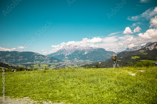 Gebirgskette der Alpen in Österreich