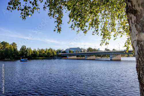 Campus Skellefteå - Evening walk along the Skellefteå river, Skellefteå, Västerbottens conty,Sweden, Scandinavia, Europe © Gunnar E Nilsen