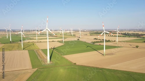 Renewable energy from Wind turbines. The Energy transition in Salzgitter photo