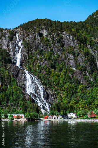 Waterfall in Norway 