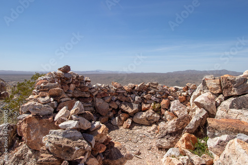 pile of rocks in the desert © Lynda