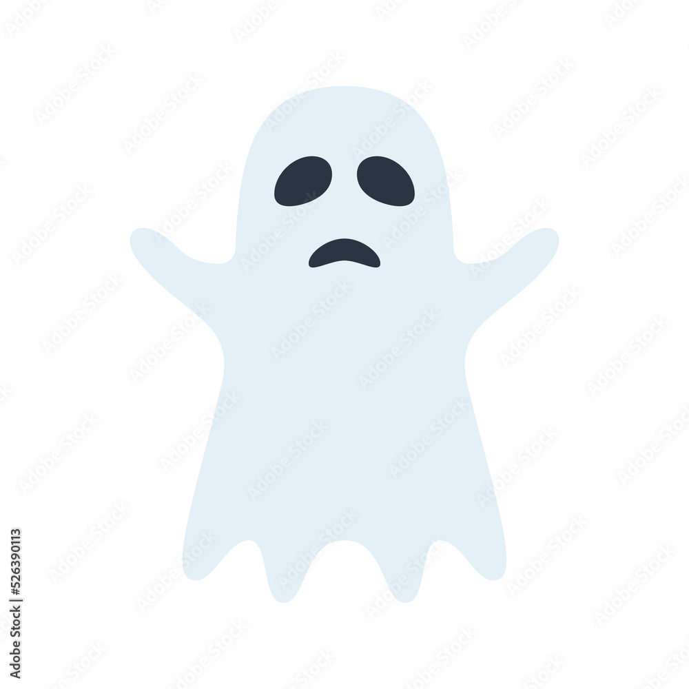 Whisper Ghost isolated on white background Whisper Ghost isolated on white background