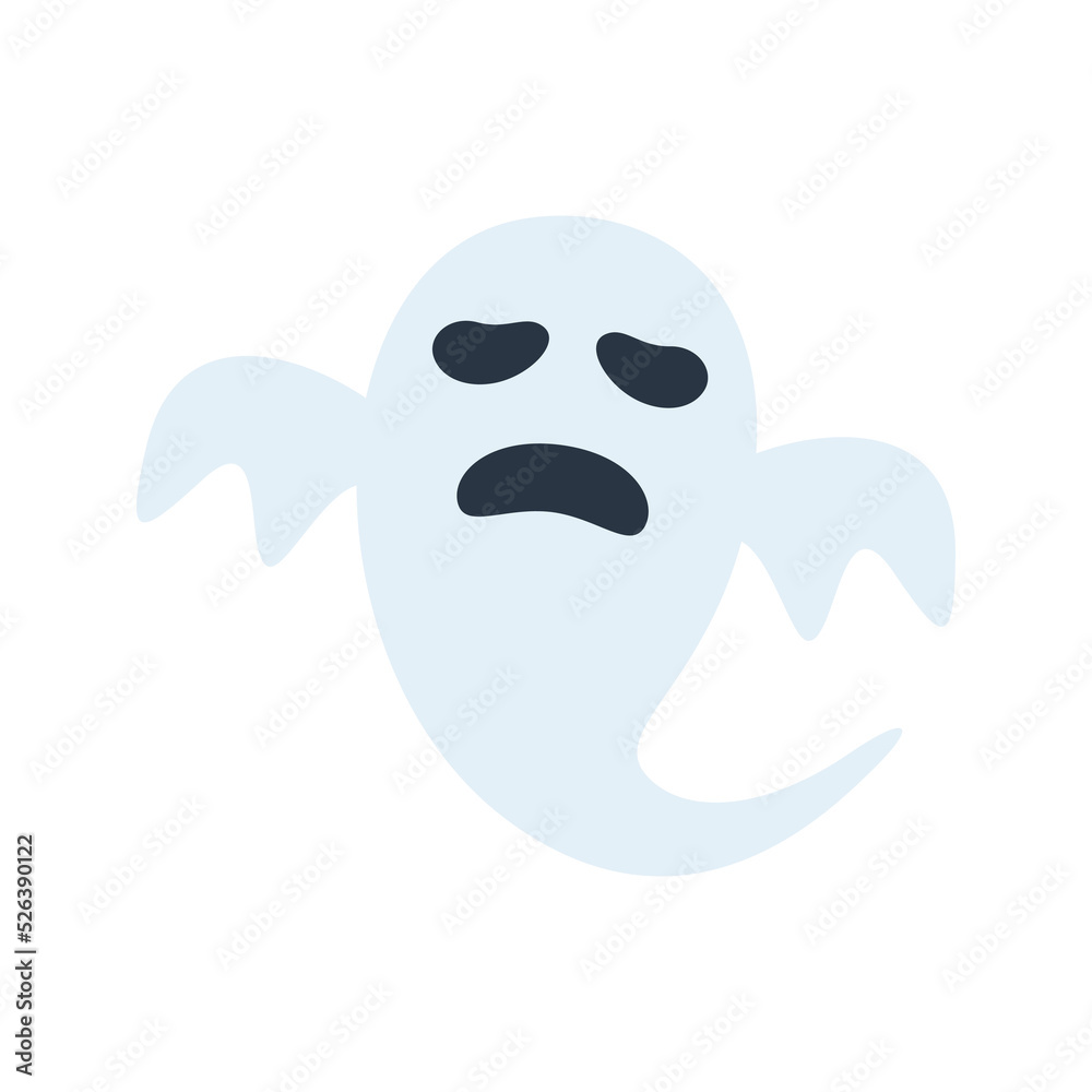 Whisper Ghost isolated on white background
