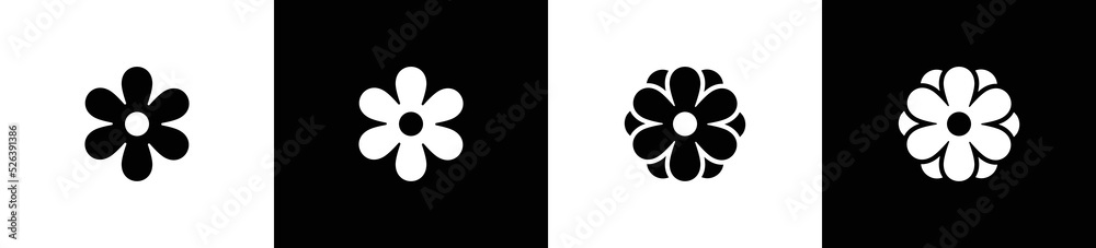 Simple Flower icon for apps and website. Simple Flower icon for apps and website.