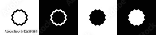 Quality mark icon. badges symbol signs. Set of sale sticker, price tag, starburst, sunburst premium vector illustration
