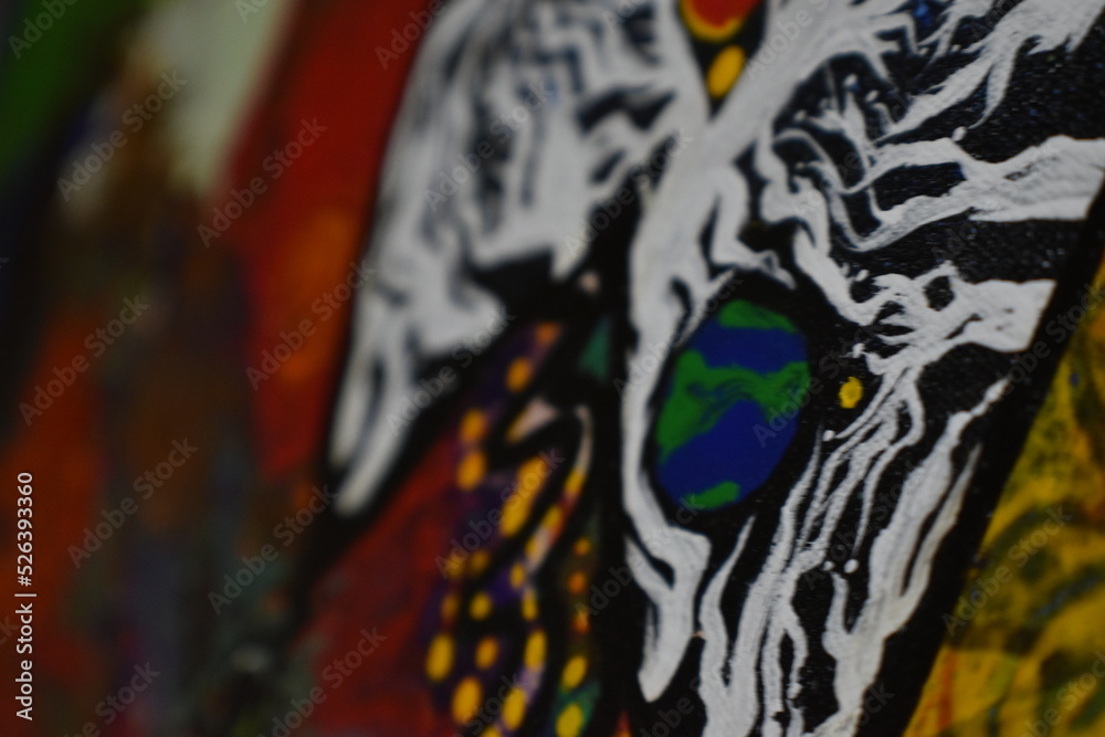 Obraz premium close up of colorful fabric