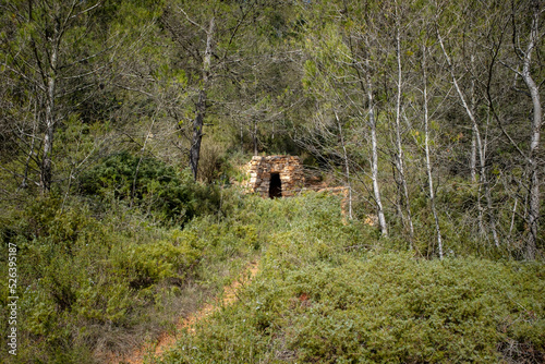 A stone hut in southern France