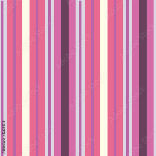 Multicolor striped seamless pattern. Fashion print for fabric, paper, wallpaper, package with vertical lines. colorful vector background.
