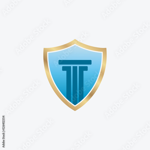 law firm legal logo design vector for download
