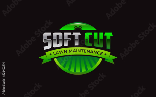 Illustration graphic vector of lawn care, landscape services, grass concept logo design template