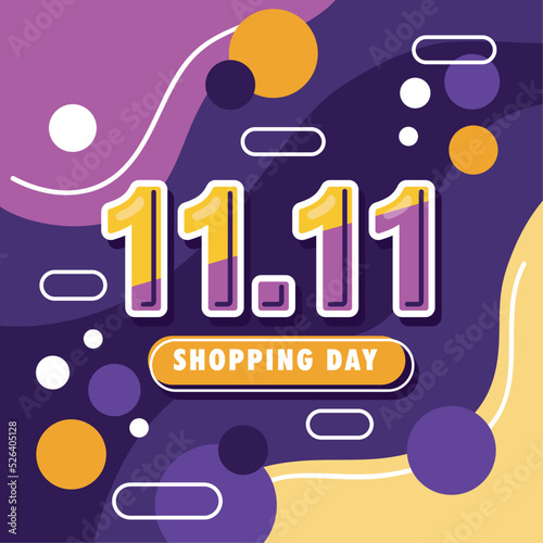 11 11 shopping day sale photo