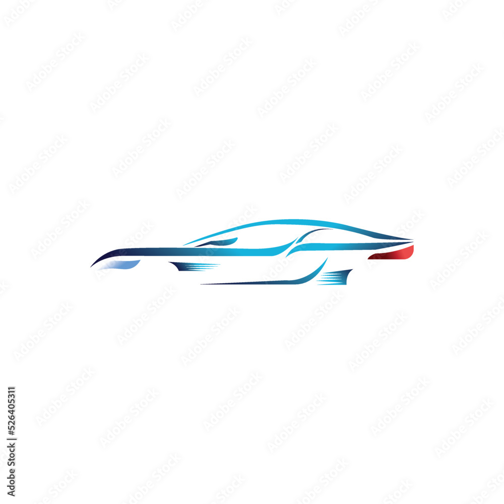 auto car logo simple design illustration vector