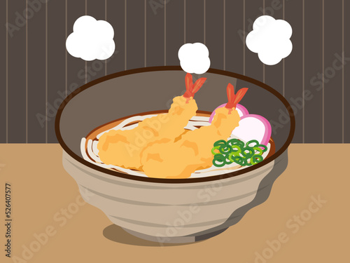 きつねうどん　背景あり　4:3