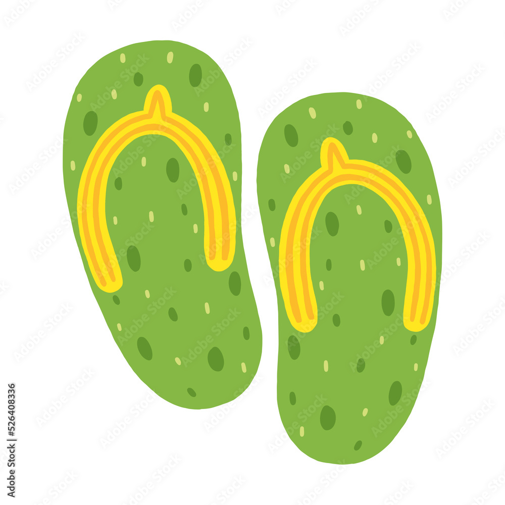 slippers flat illustration slippers flat illustration