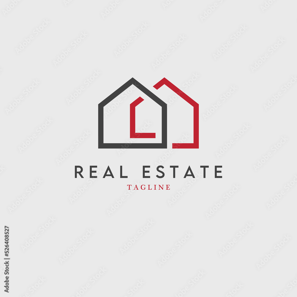 real estate concept architecture building home design logo vector real estate concept architecture building home design logo vector