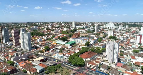 aerial view of the most visited tourist spots in the city of uberaba
 photo