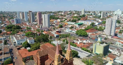 aerial view of the most visited tourist spots in the city of uberaba
 photo