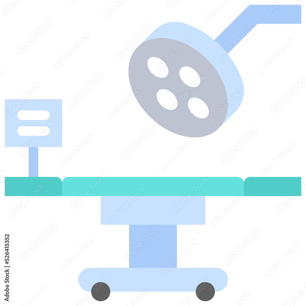 Operating room icon. Flat design. For presentation. Operating room icon. Flat design. For presentation.
