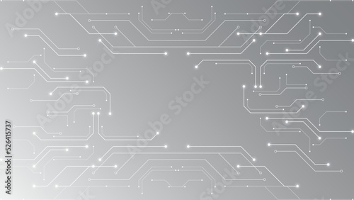 grey white abstract technology background, hi tech digital connect, communication, high technology concept, science, technology background