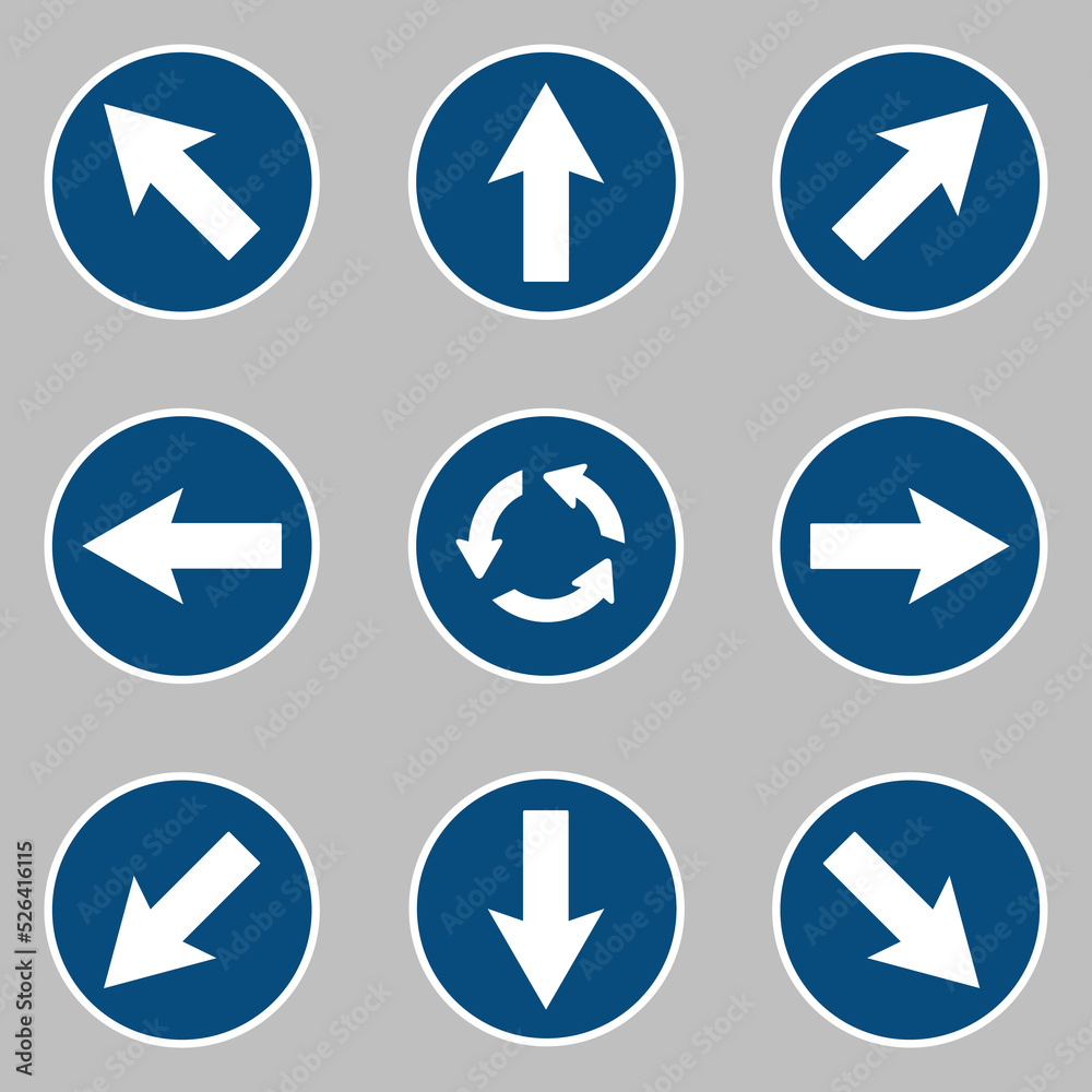 arrow icon set