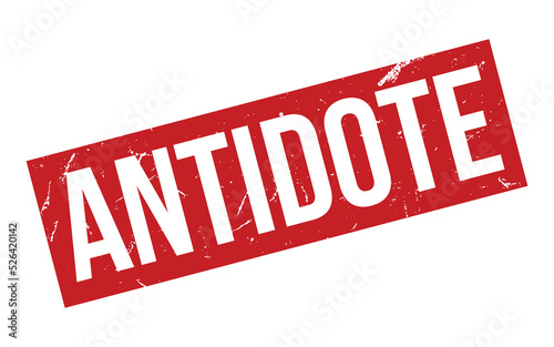 Antidote Rubber Stamp Seal Vector photo